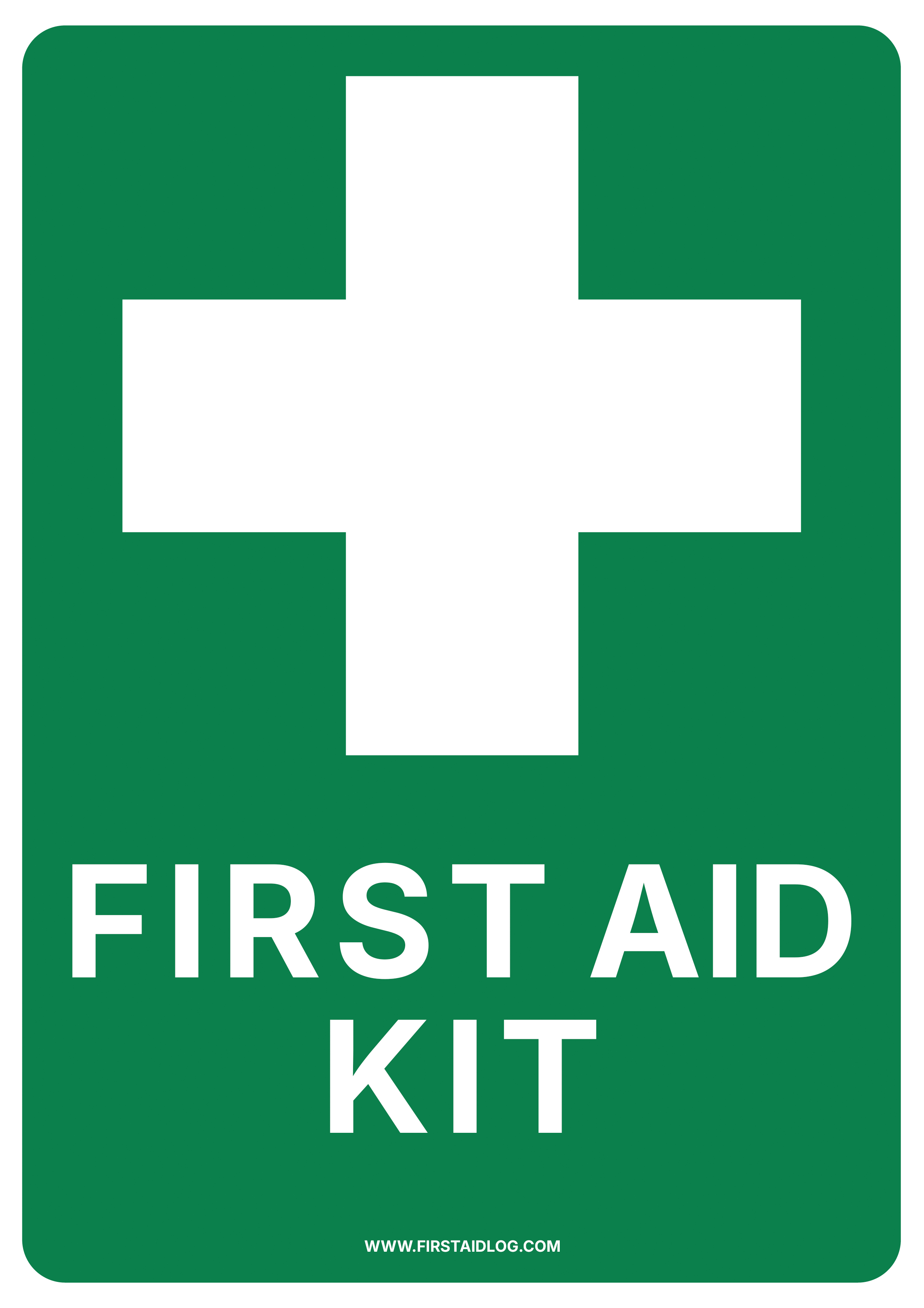 First Aid Kit sign
