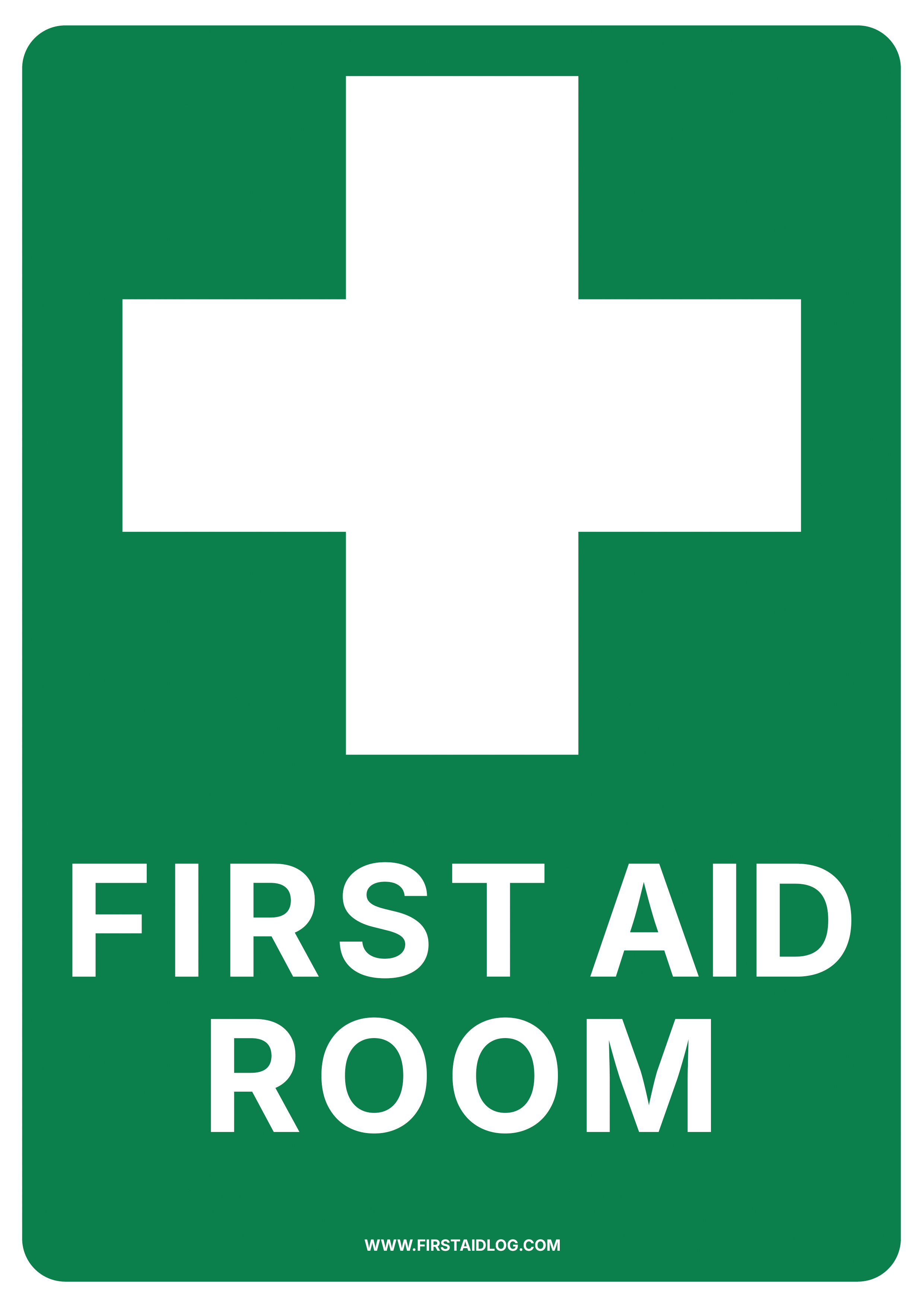 First Aid Room sign
